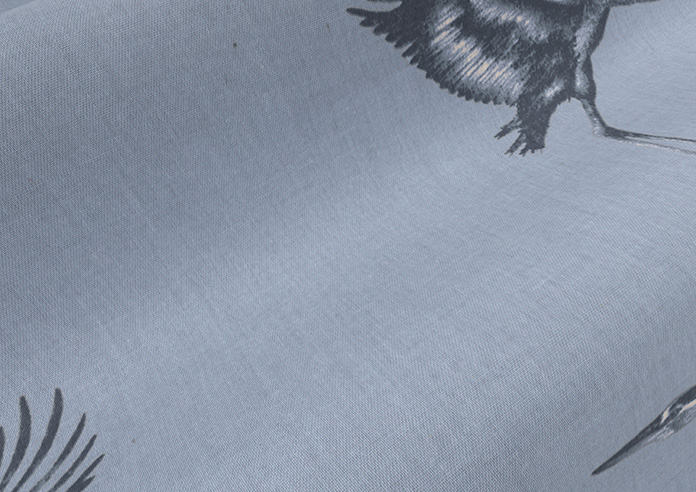 Cranes, Delft - Made to Measure Curtains - Image 4